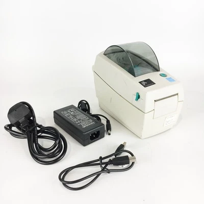 Zebra LP2824 Plus Thermal Label Printer  + PSU + USB Cable - Image 1 of 4