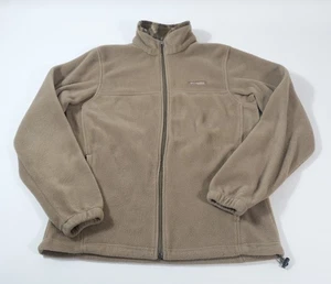 Columbia Men's PHG Beige Zip Fleece Jacket Size S - Picture 1 of 8