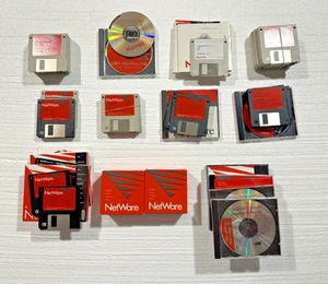 Novell NetWare Software und Lizenz Lot - v 3.11 bis 4.11 + Zubehör - Bild 1 von 12