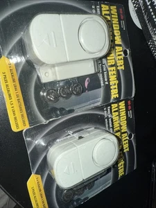 Window And Door Alarm (2) Sensor Security Battery Operated New - Picture 1 of 2