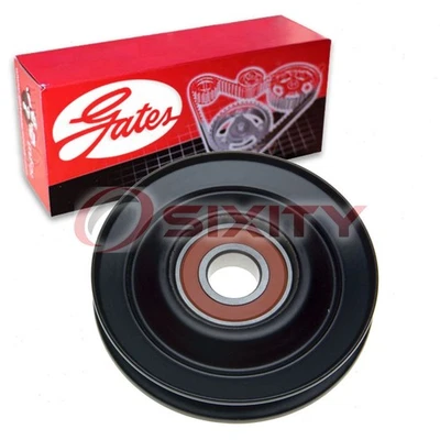 Gates DriveAlign AC Drive Belt Idler Pulley for 1988-1993 Dodge Dynasty 2.5L pi - Image 1 of 4