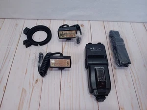 Olympus FS-FC1 Macro Flash Controller Twin Flash Set TF-22 With Case - Picture 1 of 24