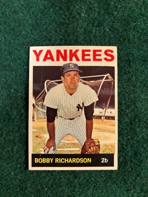 1964 Topps #190 Bobby Richardson - VGEX-EX, See Pics - Image 1 of 2