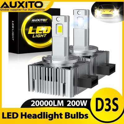 2X D3R/D3S LED Headlight Bulb Replace HID Xenon Super White 6500K Conversion Kit - Image 1 of 4