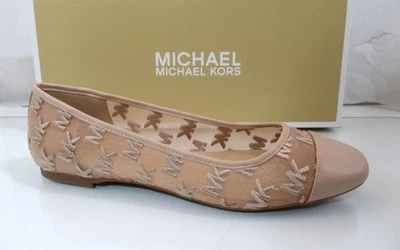Michael Kors Lockhart Flex Ballet Flat Shoes Mk Logo Mesh Light Blush Size 8 - Image 1 of 4