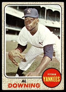 1968 Topps Al Downing en muy buen estado+ Yankees de Nueva York #105 - Imagen 1 de 2