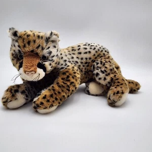 Ty Beanies Classic "Piston" Leopard 2003 Fiber & P.E.Pellets 16” long Plush - Picture 1 of 8
