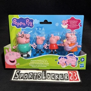 Peppa Pig Peppa's Family of Five with Baby Evie in Carrier Walmart Exclusive NEW - Picture 1 of 6