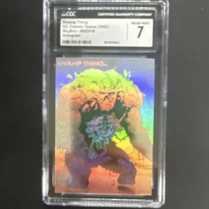 1993 Skybox DC Cosmic Teams Hologram Hall of Fame DCH16 Swamp Thing, CGC 7 - Picture 1 of 2