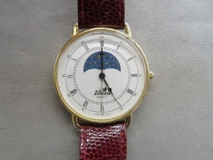 Orologio Moon Phase LA Express Quarzo LAX708 2115 012 Batteria Nuova - Foto 1 di 13