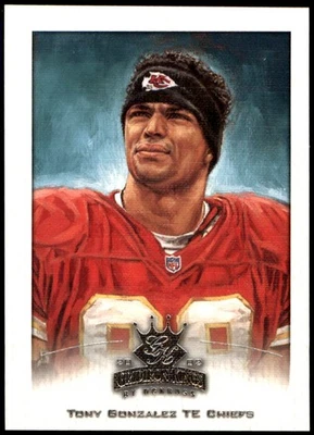 Tony Gonzalez 2002 Donruss Gridiron Kings #46 Chiefs NFL READ FREE SHIP - Image 1 of 2