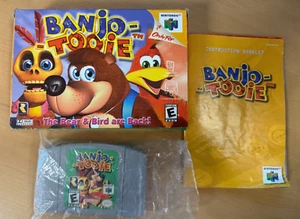 Banjo-Tooie (Nintendo 64 N64) Authentic Complete Game Box & Booklet - Picture 1 of 6