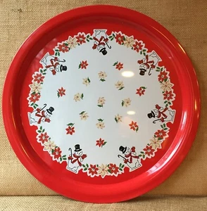 Retro Vintage Stil BLECH SERVIERTABLETT WEIHNACHTEN SCHNEEMANN WEIHNACHTSSTERN MOTIA - Bild 1 von 4