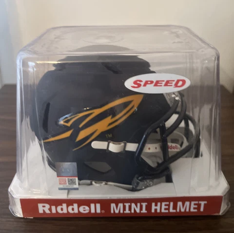 NCAA Mini Football Helmets Toledo Rockets Cover