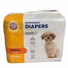 Arm & Hammer Small Dogs Disposable Diapers Ultra-absorbent 12 ct
