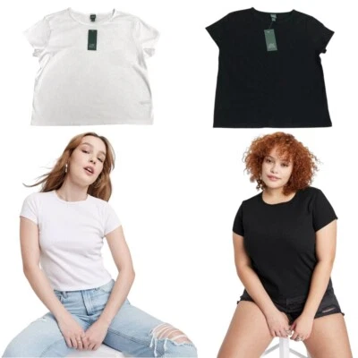 Wild Fable Women's Juniors Short Sleeve Ribbed Baby T-Shirt - Image 1 of 2