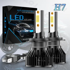 2x H7 LED Motorcycle Headlights Bulbs for Suzuki GSXR600 GSXR750 2001 2004-2007 - Picture 1 of 13