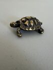 Small Vintage Brass Turtle Figurine
