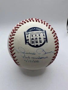 Baseball inaugurale firmato Mariano Rivera New York Yankees scritta Steiner certificato di autenticità - Foto 1 di 7