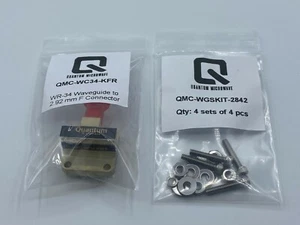 WR-34 Waveguide to 2.92 mm Female Coax Connector by Quantum Microwave - Picture 1 of 5