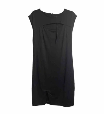 Nuevo con etiquetas Vestido Vaina Tahari Para Mujer Informal Negocios Sin Mangas Elastizado Negro Talla 12 Foto 1 de 4