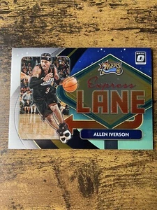 2020-21 Panini Donruss Optic Express Lane Allen Iverson #9 HOF 76ers - Picture 1 of 2