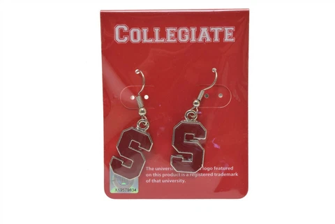 NCAA™ Stanford Cardinals Collegiate "S" Fish Hook Earrings Cover