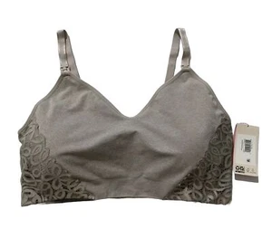 Destination Maternity SOFT Pretty Nursing Bra Size 3XL XXXL NEW Lace Trim - Picture 1 of 8