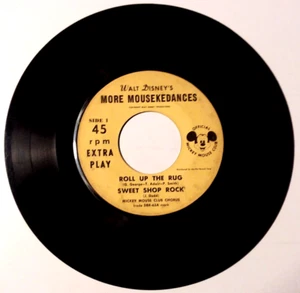 WALT DISNEY'S MORE MOUSEKEDANCES - Roll Up The Rug/Sweetshop Rock - Vinilo 45 rpm - Imagen 1 de 4
