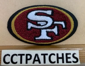 NFL San Francisco 49ers Iron or Sew-On Patch 3" X 1 5/8" - Picture 1 of 2