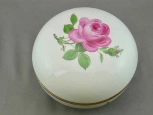 schöne Porzellan-Dose  Meissen Bonboniere - Bild 1 von 8