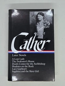 Vtg Library of America Cather Later Novels Lost Lady Slave Girl HC 1st Printing - Imagen 1 de 2