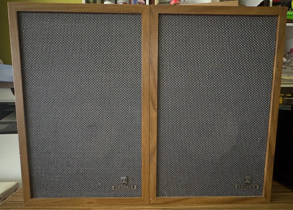 Vintage Grundig 3-Way Hi-Fi Speaker System – Model 1001 – Made in Japan - Image 1 of 4