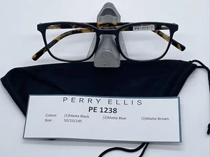 Monturas de gafas Perry Ellis PE 1238-1 negro mate 50-20-145 - Imagen 1 de 3