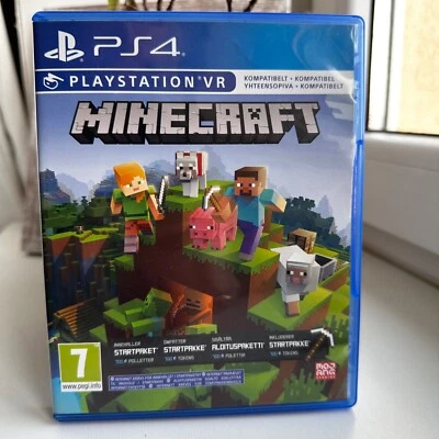 Minecraft PS4 + PSVR1 PlayStation 4 | Tested CIB Complete w/Manual PAL - Image 1 of 4