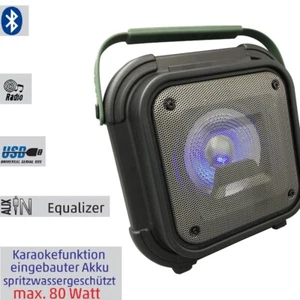REFLEXION OS01BT Baustellenradio Mobile Akku Bluetooth, MP3 Radio, AUX, 80W - Bild 1 von 4