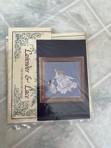 Lavender & Lace Angel Of Mercy Counted Cross Stitch Pattern Chart Heaven  - Picture 1 of 4