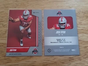 2023 ONIT THE Ohio State University #70 Josh Fryar - Foto 1 di 1