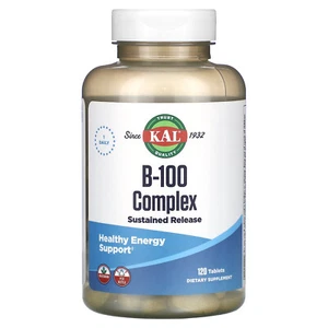 B-Complex, 100 mg, 120 Tablets - Picture 1 of 2