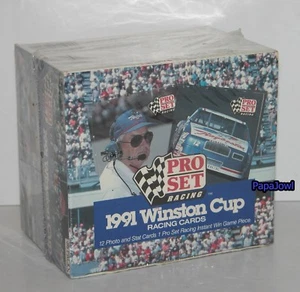 Vintage Sealed Case 36 Packs Winston Cup Stock Car Cards 1991 Pro Set Racing - Picture 1 of 6