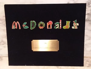 8 Vtg 1996 McDonalds Manager Advertising Enamel Lapel Pin Holiday Collection Set - Picture 1 of 6