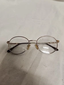 All American Classics Boise Gold Color Metal Full Rim Eyeglasses - Picture 1 of 11