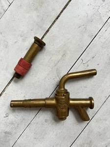 Zapfhahn Messing, Garnitur, Zapfgarnitur, Fässchen 10l mit Aufdruck Diebels Alt - Bild 1 von 2