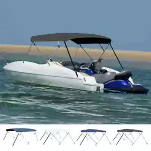 Bimini Top Bootsverdeck Boot Dach Sonnenverdeck Sonnendach Sonnensegel vidaXL - Bild 1 von 48