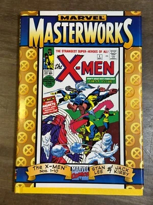 Marvel Masterworks : The X-Men Nos. 1-10, 1998, Fifth Printing, HCDJ - Image 1 of 4