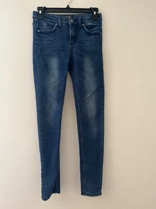 SILVER Amy Skinny Leg  Blue Denim Jeans Girl's Size 14 - Picture 1 of 12