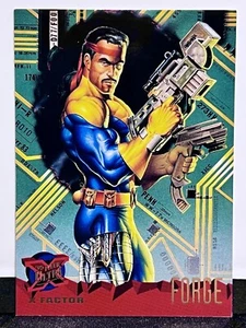 1995 Marvel Fleer Ultra X-Men Team Card X-Factor Forge #106 - Picture 1 of 2