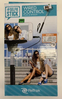 ReTrak - Palo para selfies con cable - Negro Foto 1 de 3
