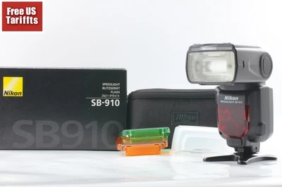 [Top MINT w/ Box Case] Nikon Speedlight SB-910 Shoe Mount Flash From JAPAN - Image 1 of 4