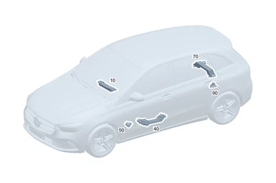 Genuine Mercedes-Benz Antenna 167-905-09-01-64 - Image 1 of 2